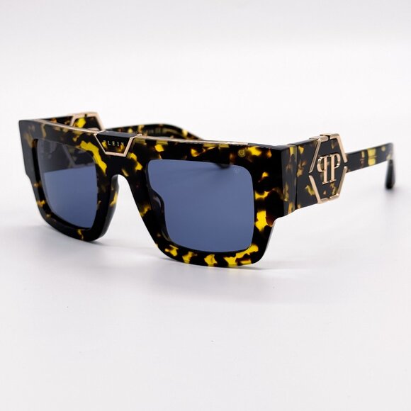 NEW PHILIPP PLEIN GLOOM SPP092M 0781 HAVANA MEN SUNGLASSES PHILIPP PLEIN - Picture 2 of 12